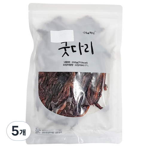 더먹다 굿다리 주전부리 간식, 200g, 5개