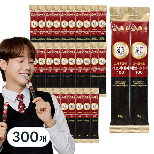 풍년보감 6년근 고려홍삼정 에브리데이100, 15g, 300개