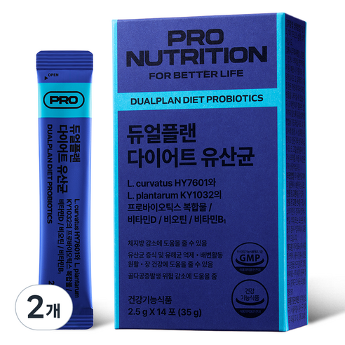 프로뉴트리션 듀얼플랜 다이어트 유산균 14p, 35g, 1개