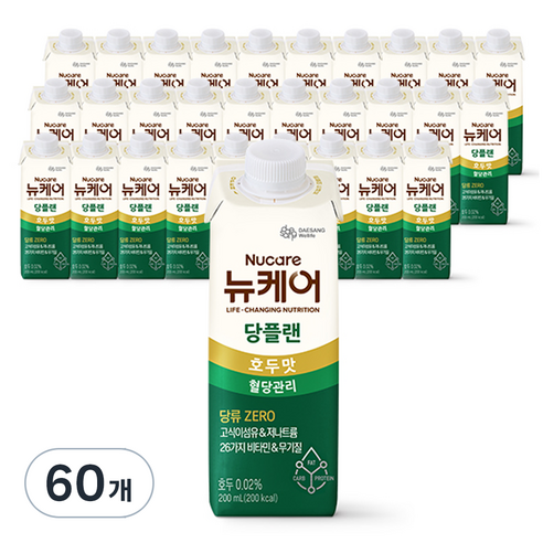 뉴케어 당플랜 호두맛 당뇨환자영양식, 200ml, 30개