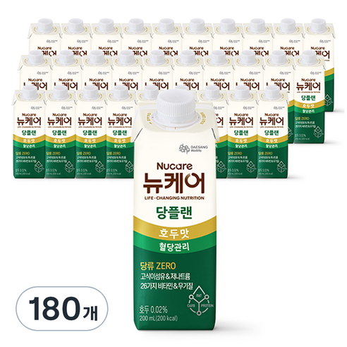 뉴케어 당플랜 호두맛, 200ml, 180개