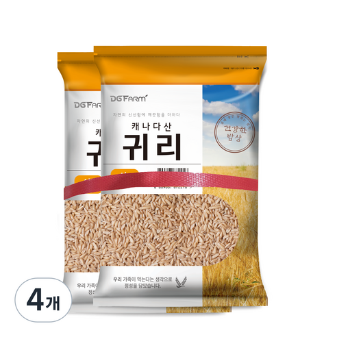 대구농산 귀리쌀, 4kg, 4개