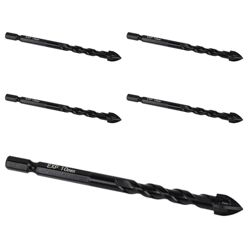 이엑스파워 4날 만능드릴비트 10mm EMD-10, 5개