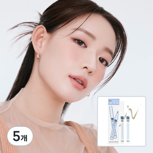 홀리카홀리카 홀리팝 쌍테라이너 0.5g 2p, 블랙, 5개