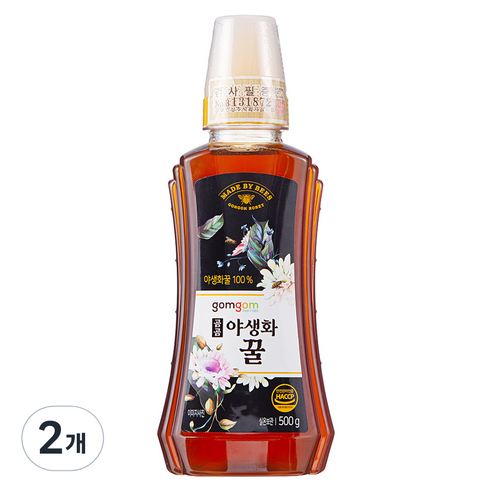 곰곰 야생화 꿀, 500g, 2개 
꿀/프로폴리스