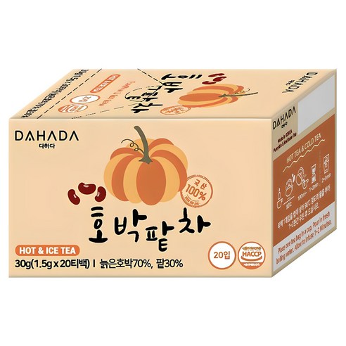 다하다 호박팥차, 1.5g, 20개입, 1개