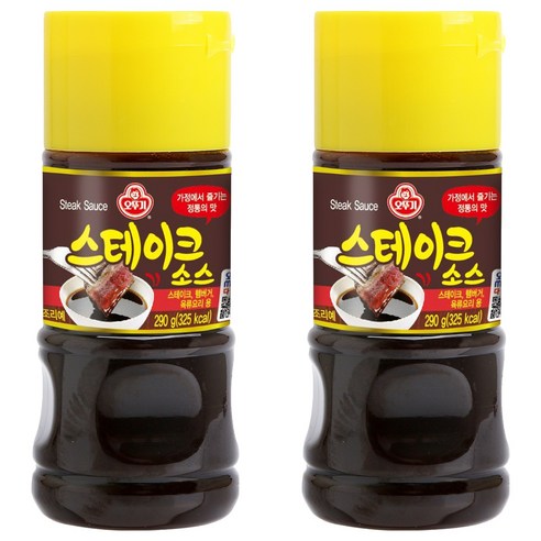 오뚜기 스테이크 소스, 290g, 2개
