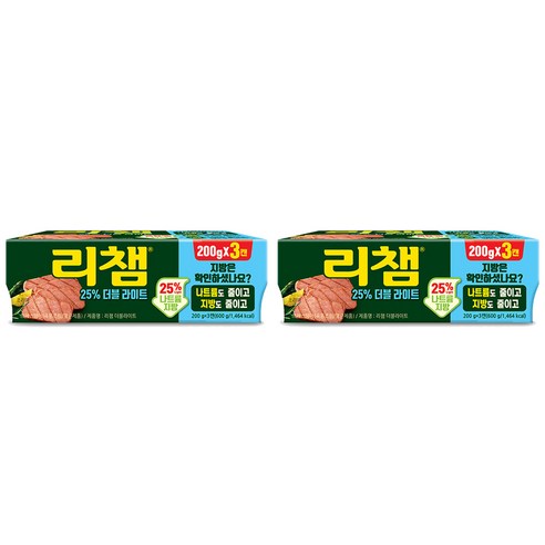 동원 리챔 더블라이트, 200g, 6개