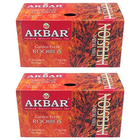 아크바 루이보스 차, 1.5g, 25개입, 2개