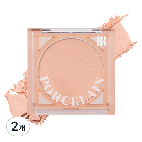 머지 포셀린 치크 블러셔 4.2g, 스터닝 코랄, 2개