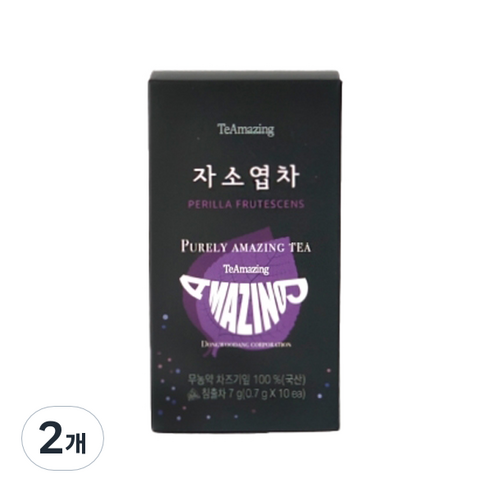 티메이징 자소엽차, 0.7g, 10개입, 2개