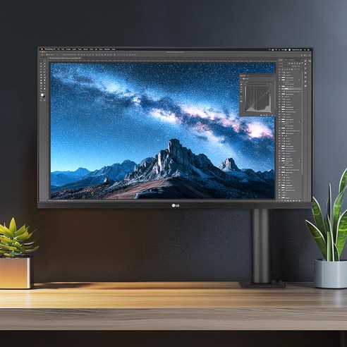 LG 4K UHD 모니터, 압도적인 몰입감으로 당신의 작업 공간을 혁신하다.