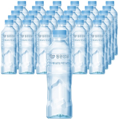 동원샘물 생수 무라벨, 500ml, 80개