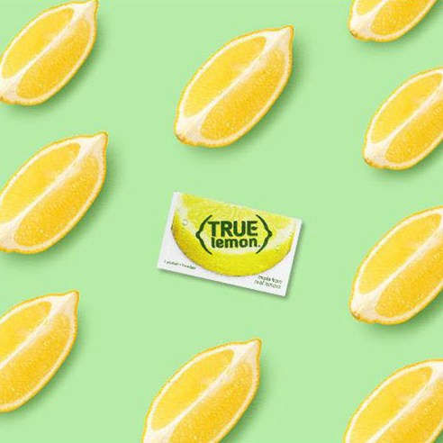상큼함이 터지는 하루, 트루레몬 에이드분말로 시작하세요!
