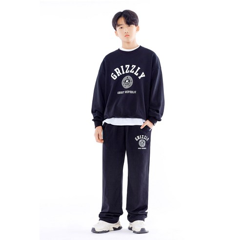 國中 時尚 男孩 女孩 普通 衣服 上下衣服 褲子 套裝 國中