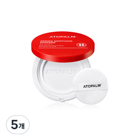 (NEW)아토팜 더마 수딩 파우더, 23g, 5개