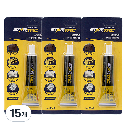 크린스타 크린스타택 공업용 접착제 30ml ST-024, 15개