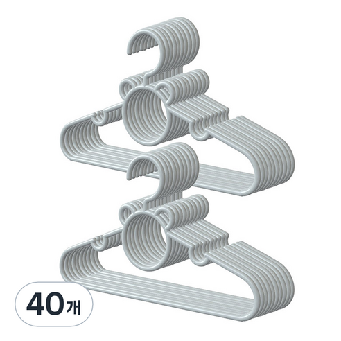 리벤스 곰돌이 유아 옷걸이, 40개