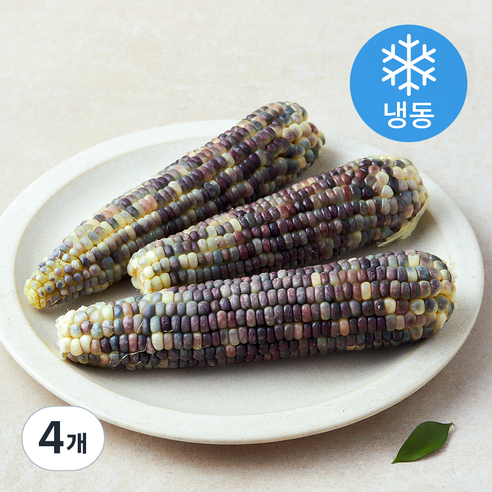 국내산 흑찰 옥수수 (냉동), 4개, 380g