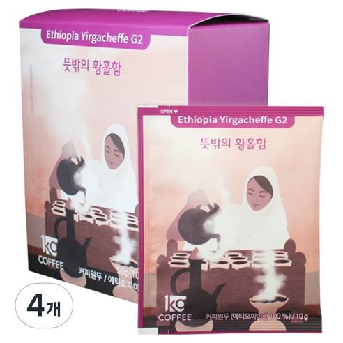 일킬로커피 뜻밖의 황홀함 드립백 커피, 10g, 4개, 5개입