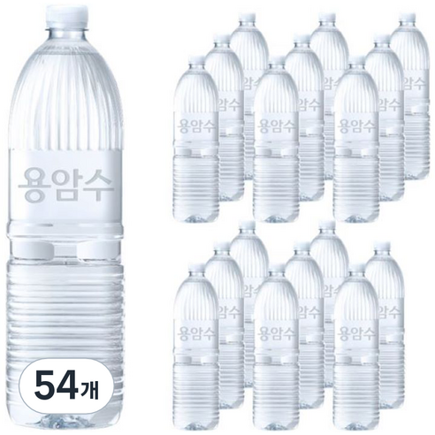 닥터유 오리온 제주 용암수 무라벨, 2L, 54개