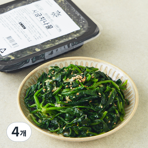 강남밥상 시금치나물, 100g, 4개