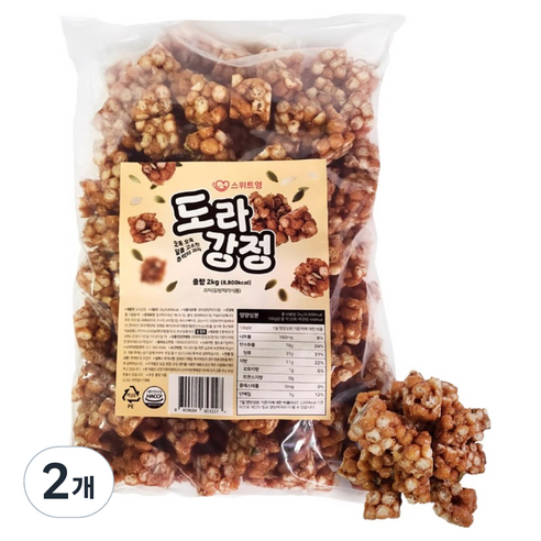 스위트영 도라강정, 2kg, 2개