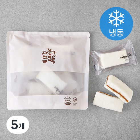자농의뜨락 한천꿀설기 (냉동), 50g, 5개입, 5개
