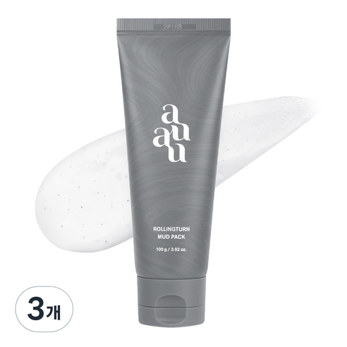 아유아유 롤링턴 머드팩 100g, 1개입, 3개