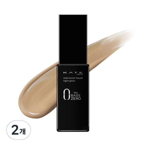 케이트 리얼 커버 라이트 글로우 리퀴드 파운데이션 30ml, 04, 2개