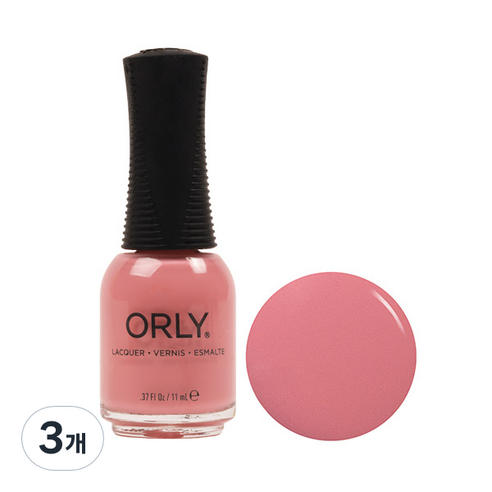 오를리 네일컬러 매니큐어 11ml, 2020018 커밍업로우지즈, 3개