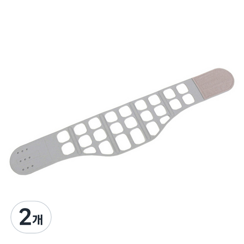 탑건강 실리콘벨트 그레이 M, 2개