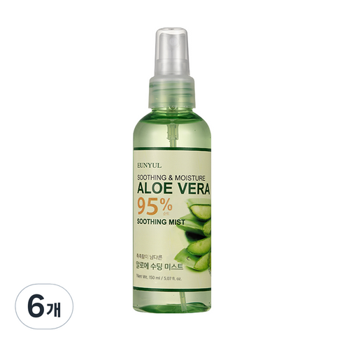 은율 알로에 수딩 미스트, 150ml, 6개
