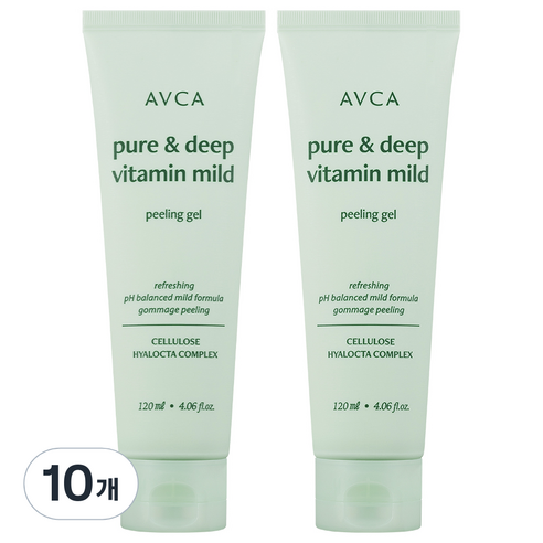 아브카 퓨어 앤 딥 비타민 저자극 약산성 필링 젤, 120ml, 10개
