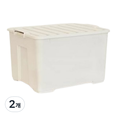 올리 리빙박스, 아이보리, 2개