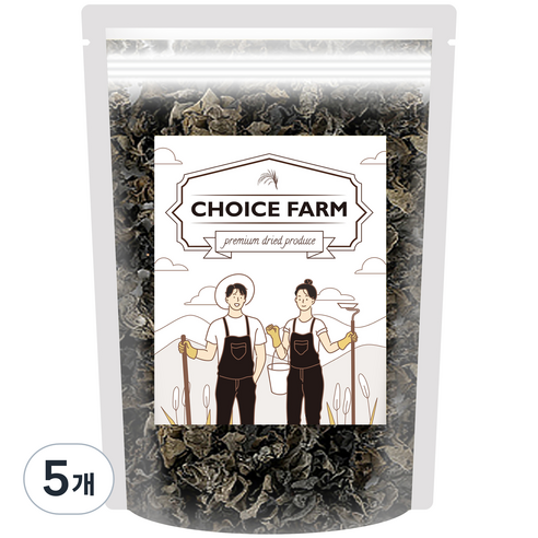 초이스팜 건목이 버섯, 70g, 5개