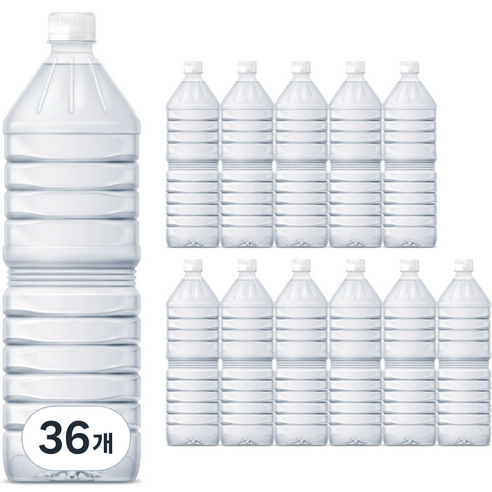 지리산 물하나 ECO 생수, 2L, 36개