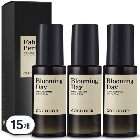 코코도르 룸 앤 패브릭 퍼퓸 섬유탈취제, 80ml, 15개, 블루밍 데이