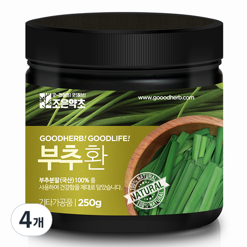 조은약초 프리미엄 부추환, 4개, 250g