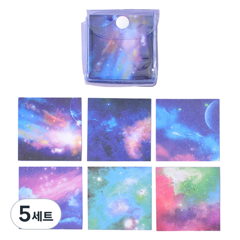 미소로운 별하늘 이벤트 학 종이접기 7.7 cm TYPE 04 252p 세트, 5세트, 6색