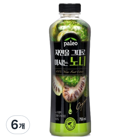 팔레오 자연을 그대로 마시는 노니, 750ml, 6개