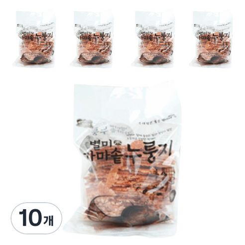 자연담아 별미 가마솥 누룽지, 300g, 10개