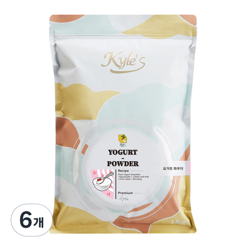 카일스 요거트 파우더, 1kg, 1개입, 6개