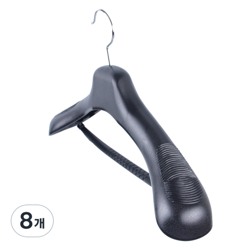 정장용 옷걸이XL, 혼합색상, 8개