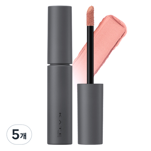 케이트 매트 라떼 리퀴드 섀도우, 코랄 베이지 EX-3 로즈 밀크 쉐이크, 5개