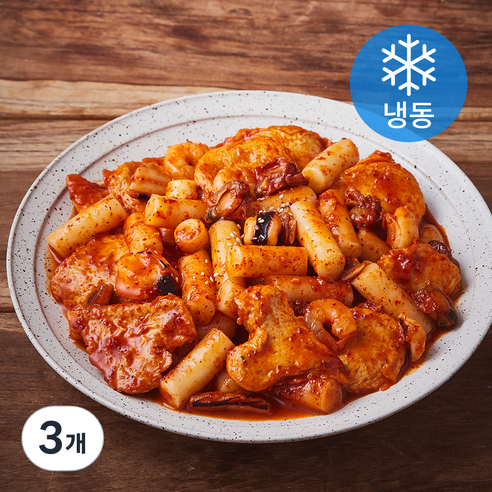 조선전골 해물 듬뿍 떡볶이 (냉동), 3개, 710g