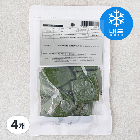 김재규우리떡연구소 굳지않는 쑥절편 (냉동), 500g, 4개