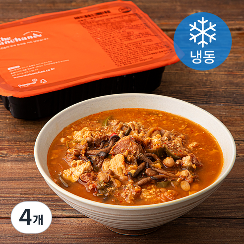 더반찬 시골 청국장 찌개 (냉동), 550g, 4개