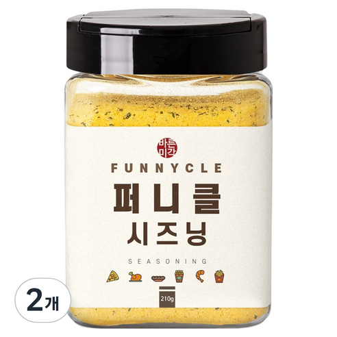 바른미각 퍼니클 시즈닝 가루, 210g, 2개