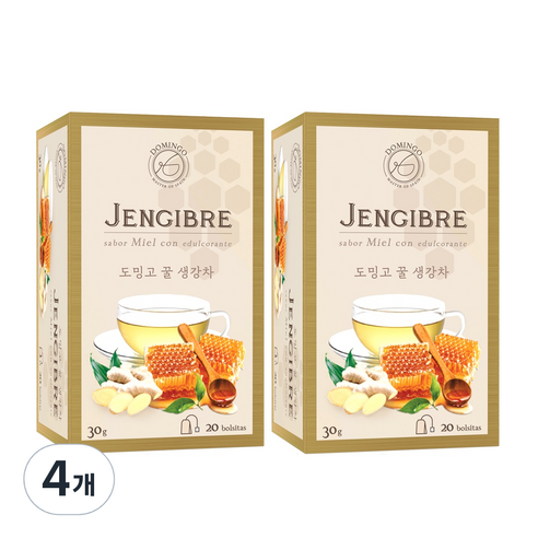 도밍고 꿀생강차, 30g, 4개